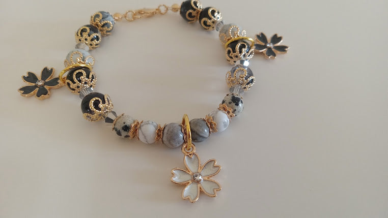 Cherry Blossom Charm Bracelets