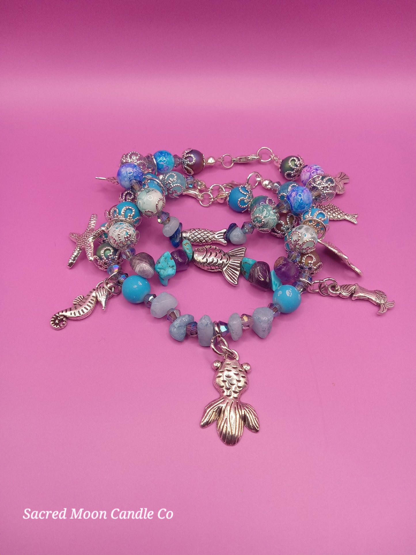 Mermaids Cove Triple Bracelet Stack