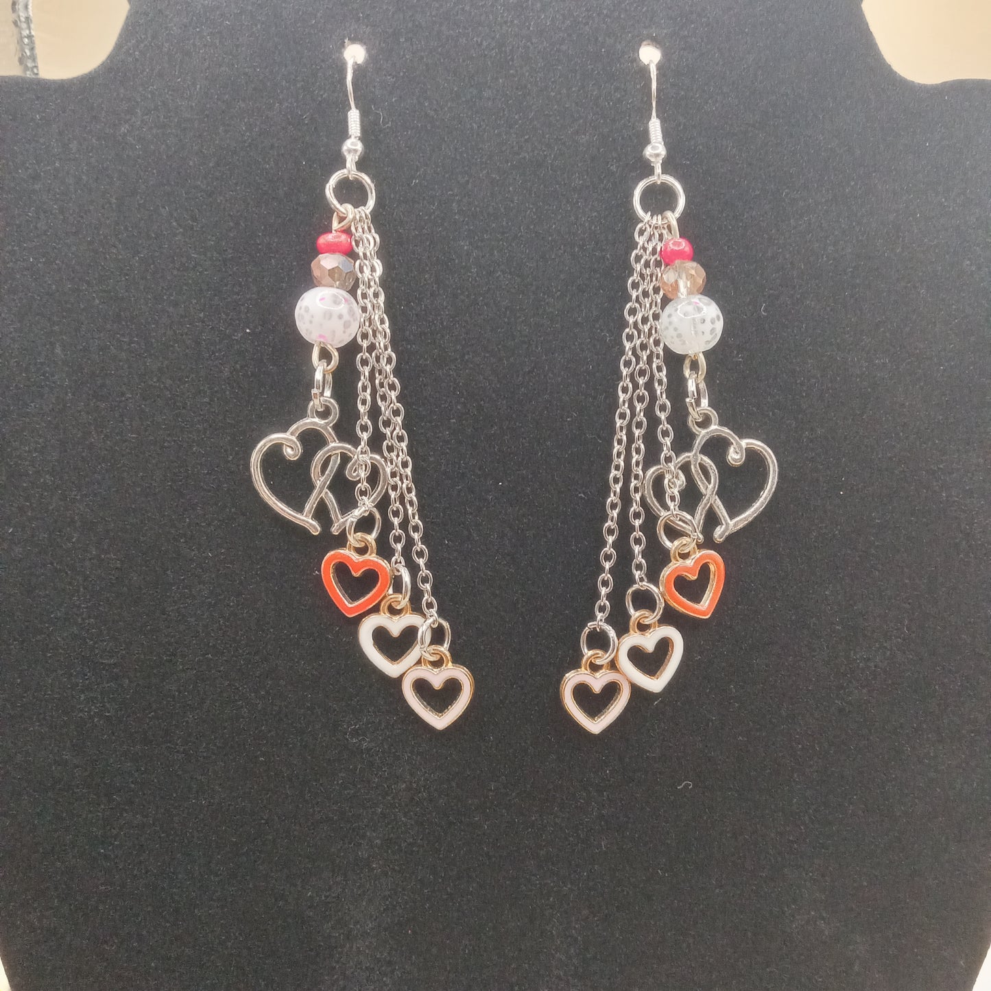 Love is in the Air Chained Dangle Earrings