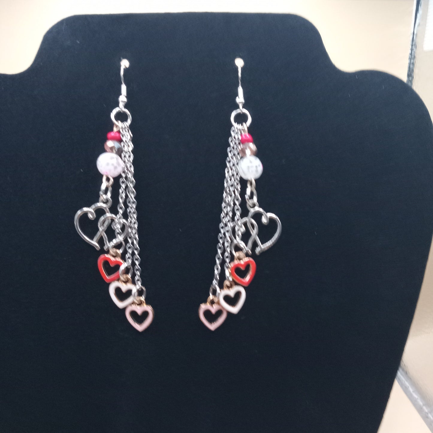 Love is in the Air Chained Dangle Earrings