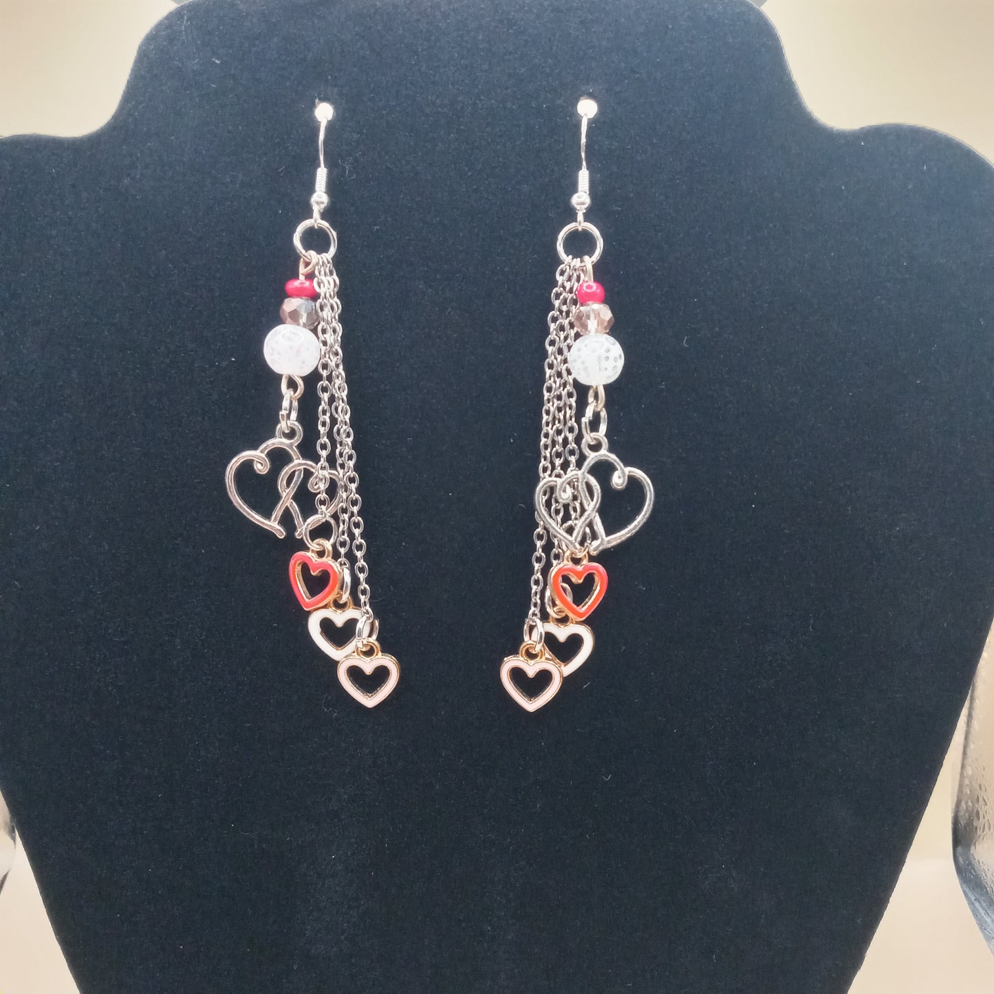 Love is in the Air Chained Dangle Earrings