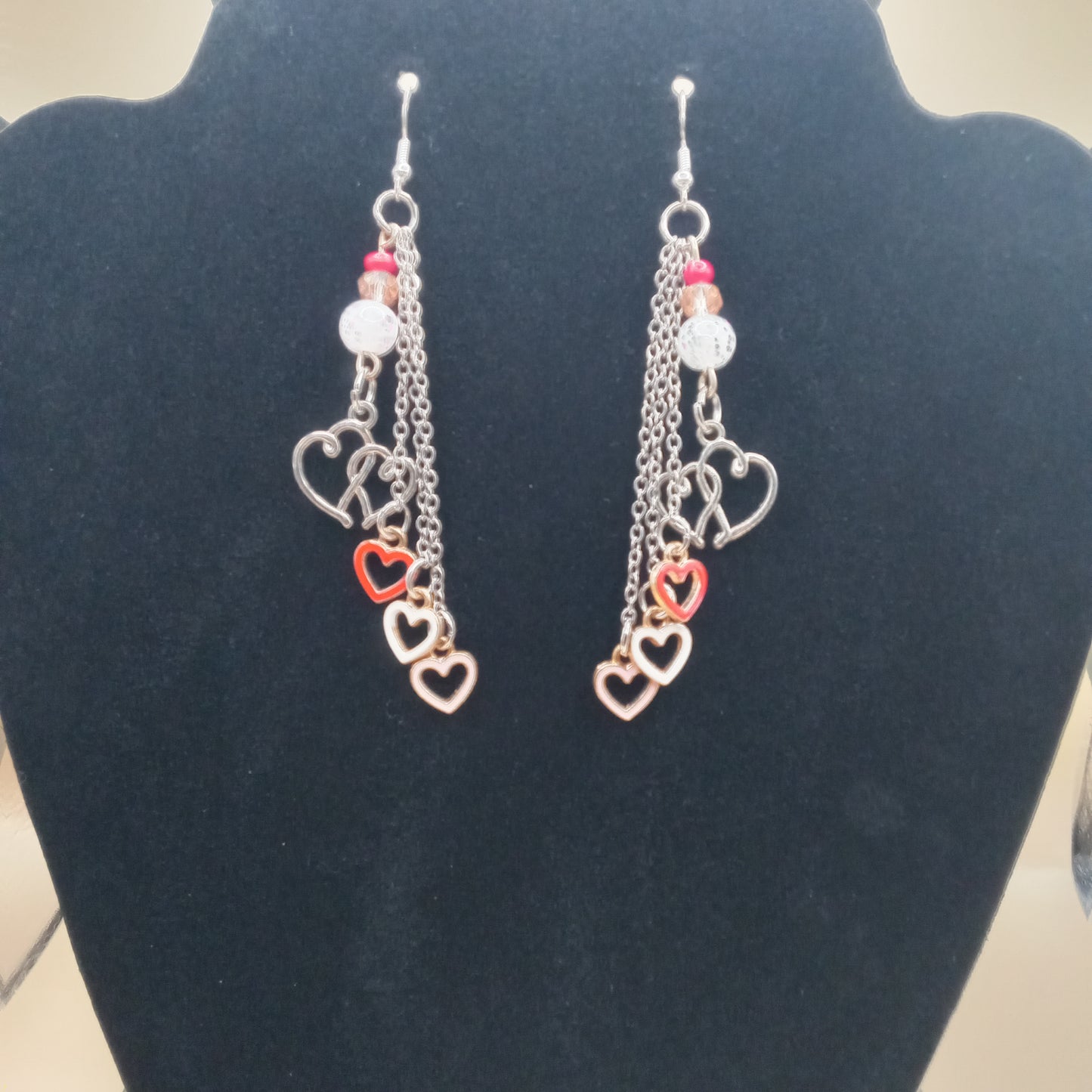 Love is in the Air Chained Dangle Earrings