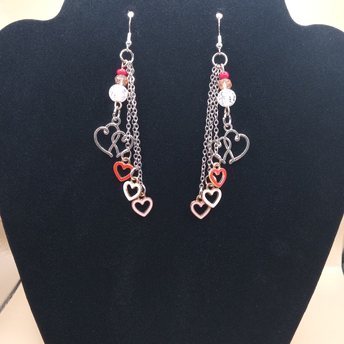 Love is in the Air Chained Dangle Earrings