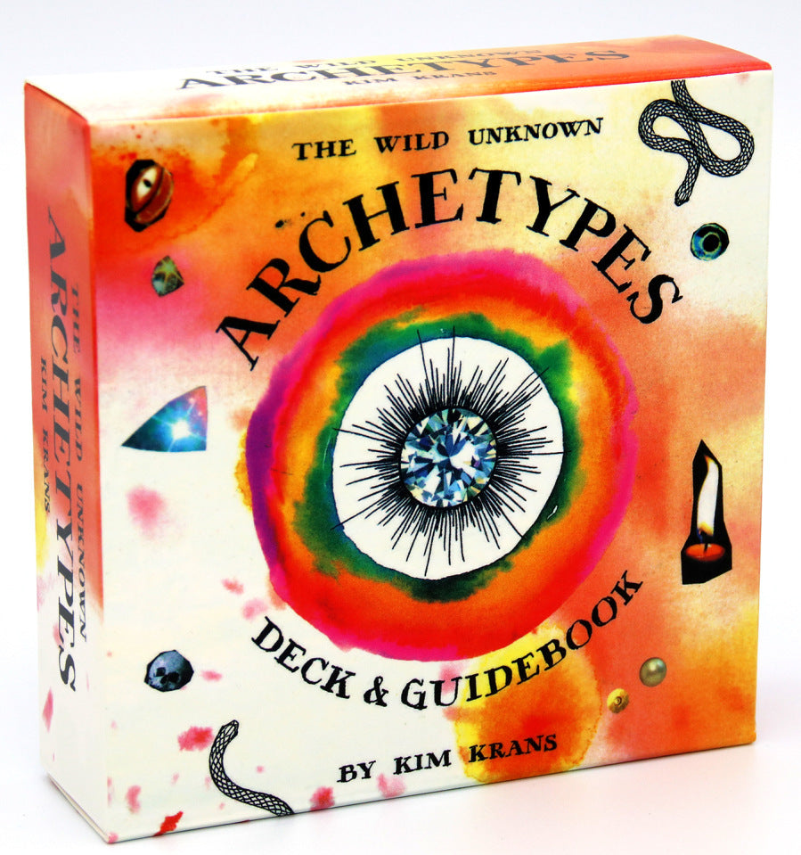 The Wild Unknown Archetypes tarot card deck and guidebook by Sacred Moon Candle Co modern tarot cards for beginners