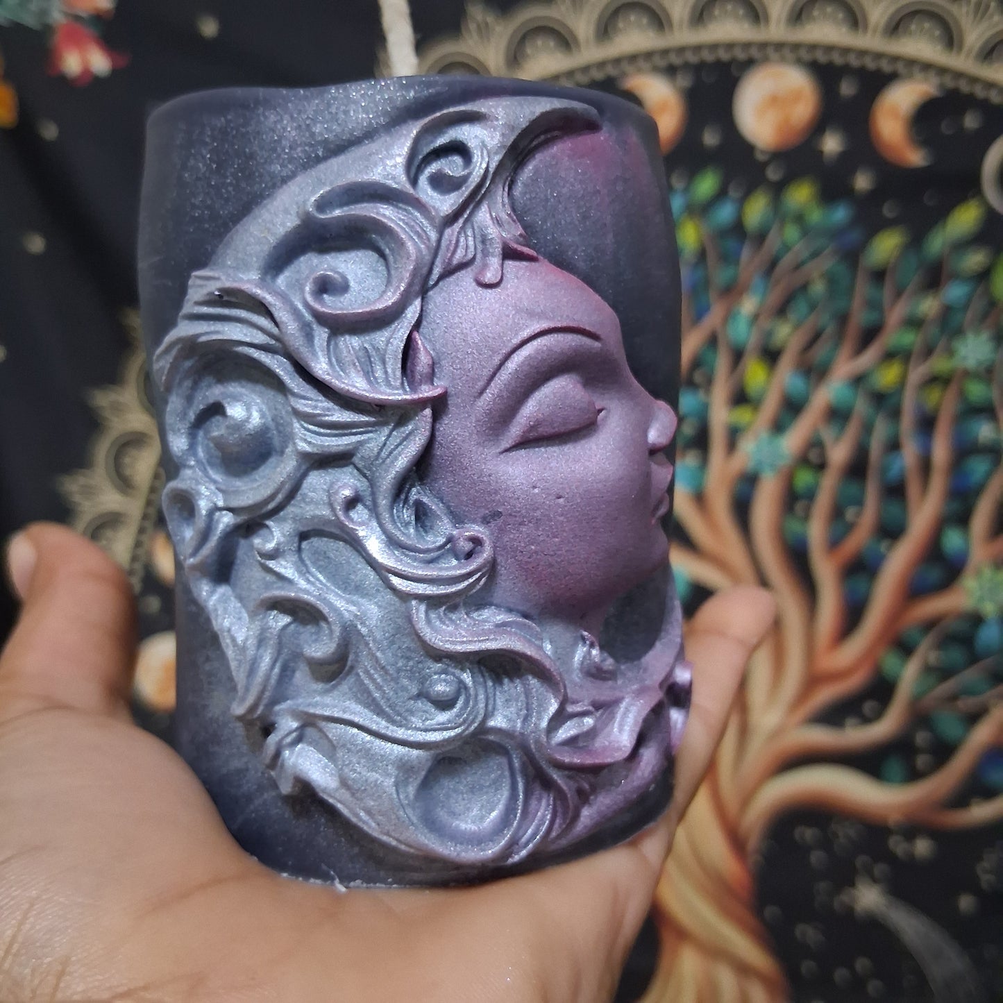 Diana's Light Moon Goddess Fertility Spell Candle