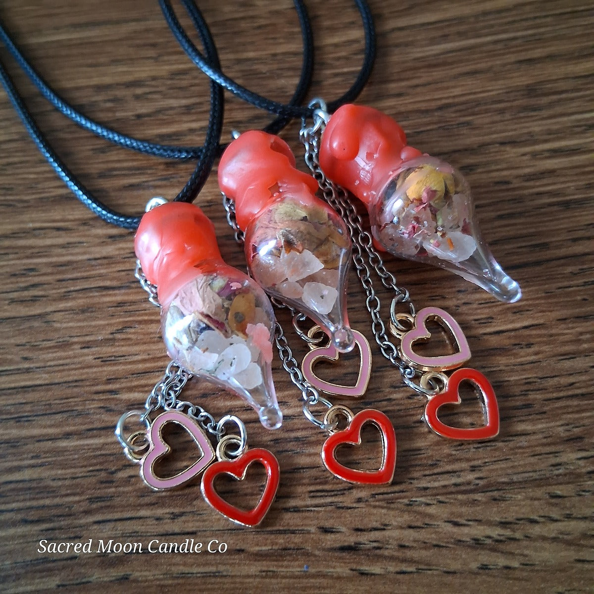 The Lovers Knott Spell Bottle Amulet Necklaces
