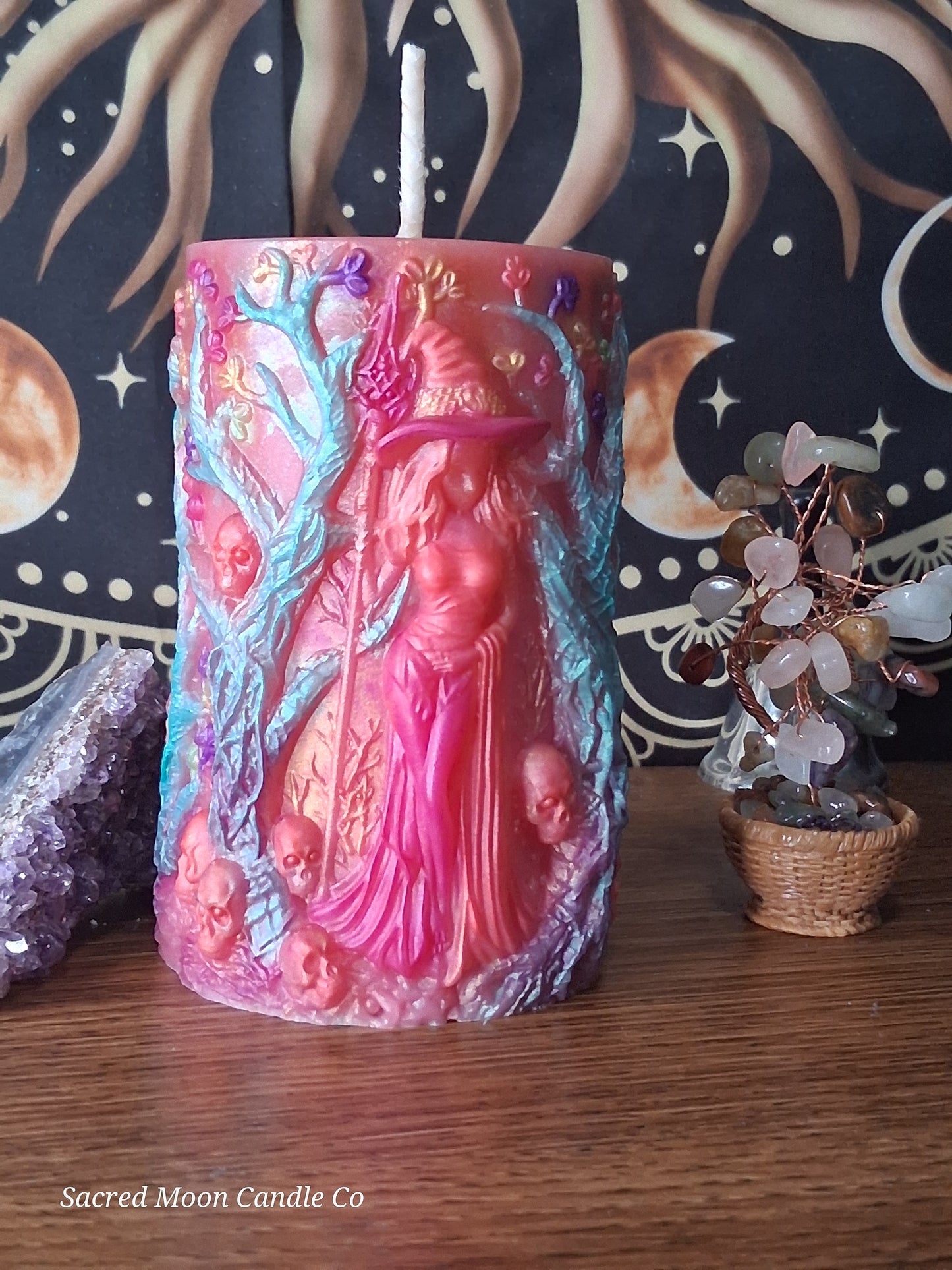 Aphrodite's Cove Witch Pillar Ritual Candle