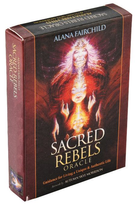 Sacred Rebels Oracle tarot and oracle decks for divination by Sacred Moon Candle Co with spiritual artwork