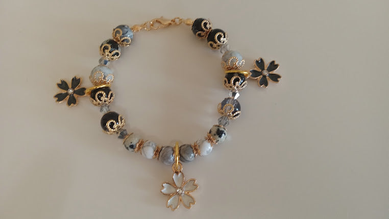 Cherry Blossom Charm Bracelets