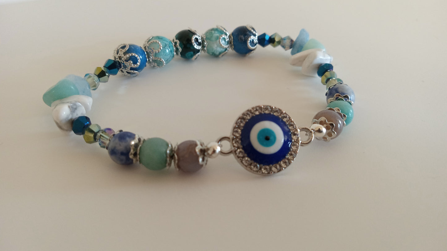 Stackable Evil Eye Bracelets