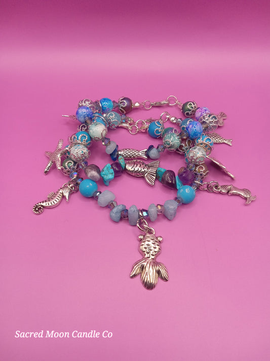 Mermaids Cove Triple Bracelet Stack
