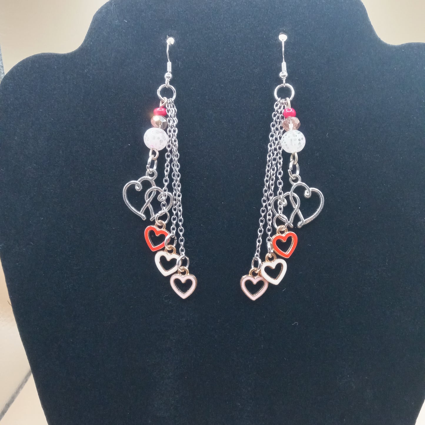 Love is in the Air Chained Dangle Earrings