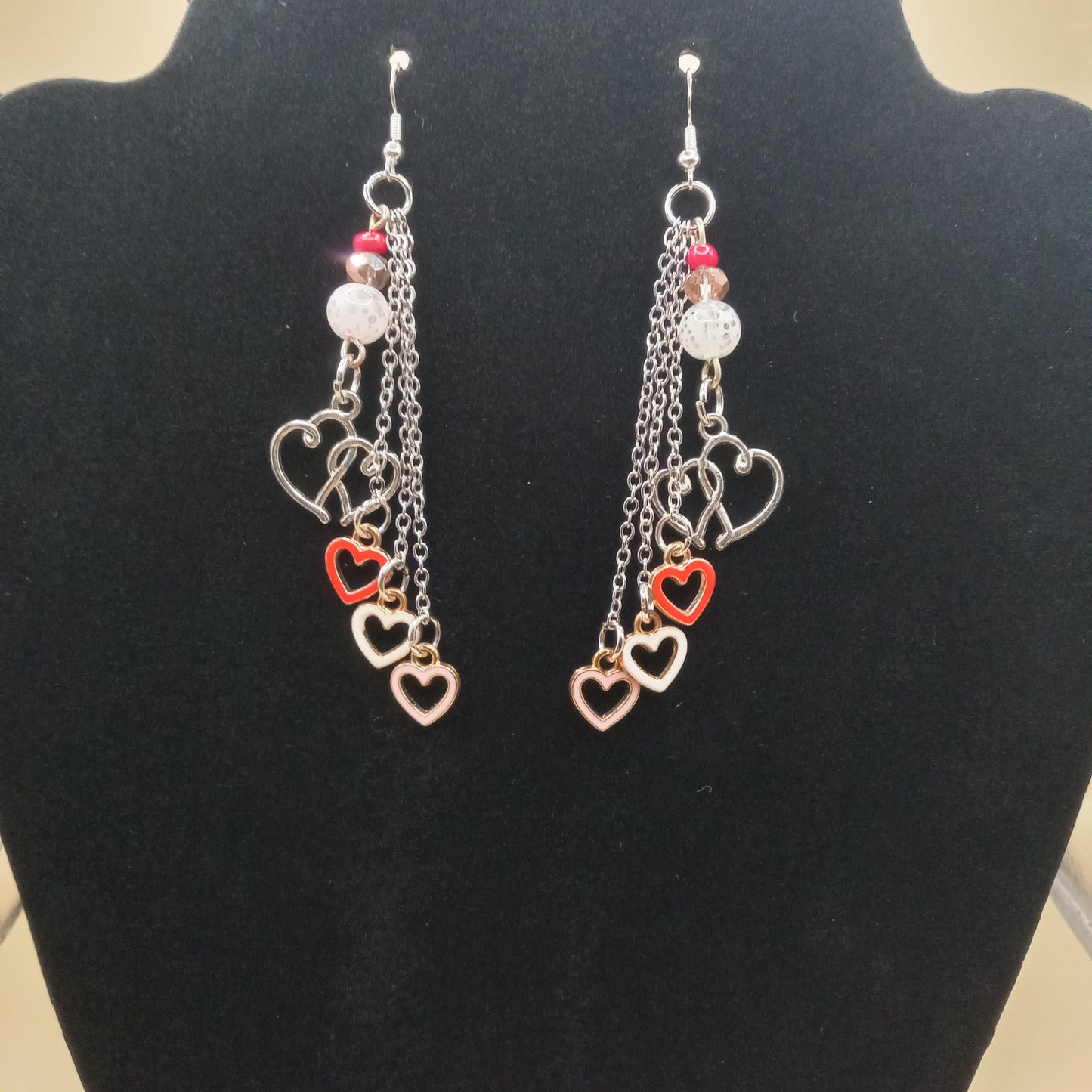 Love is in the Air Chained Dangle Earrings
