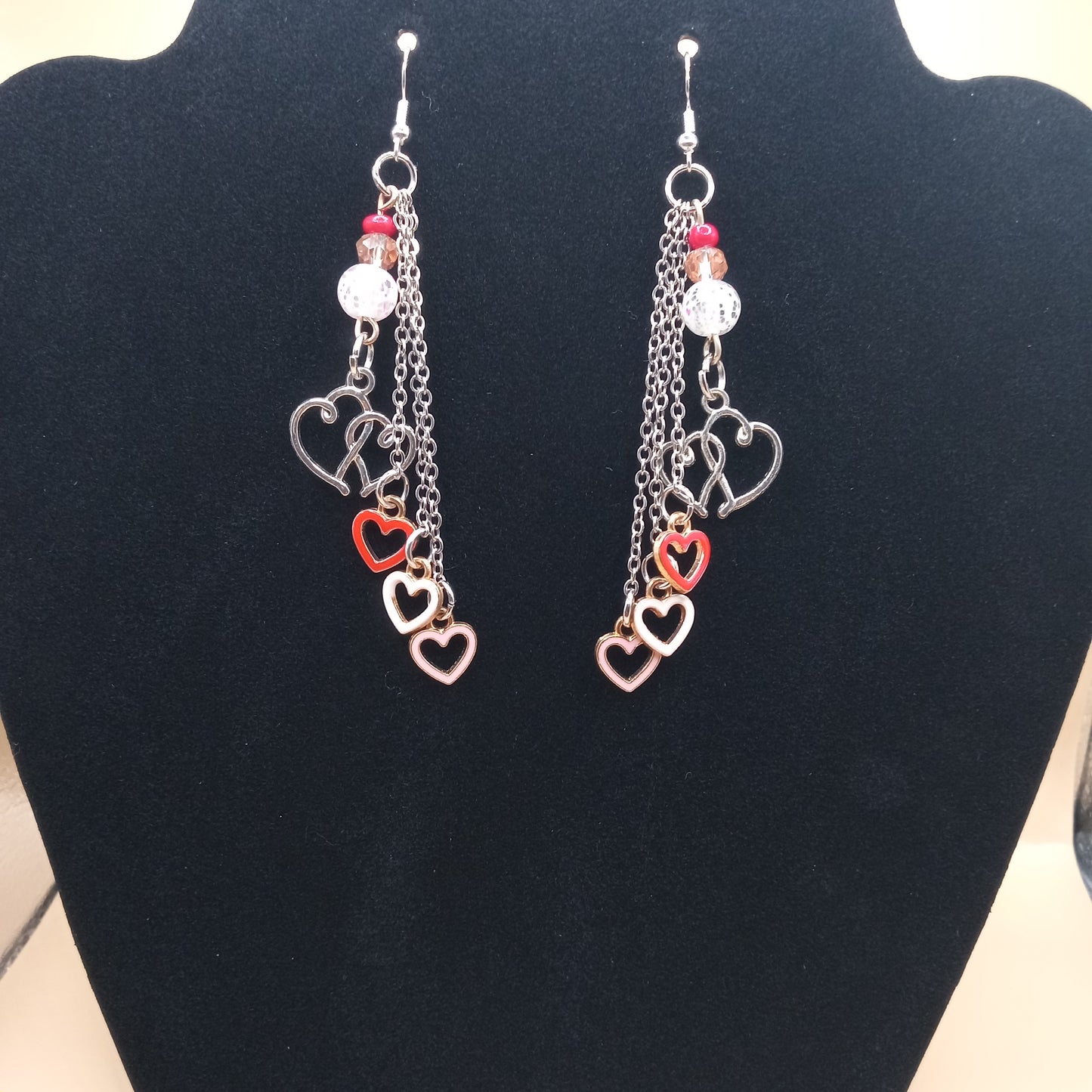 Love is in the Air Chained Dangle Earrings