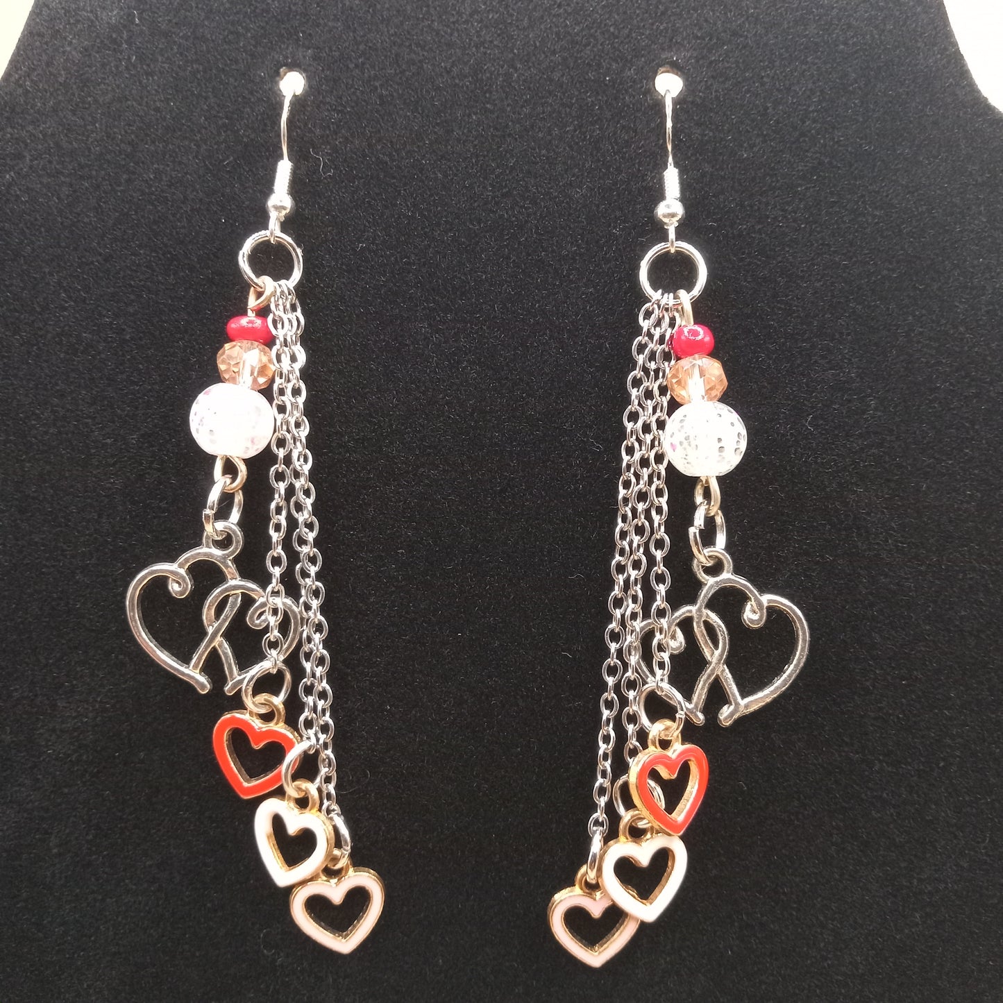 Love is in the Air Chained Dangle Earrings