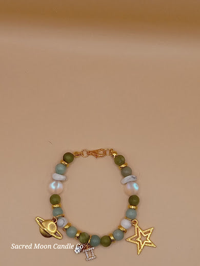 Gemini Zodiac Charm Bracelet