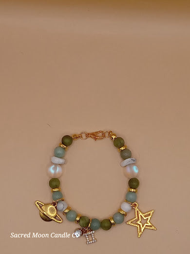 Gemini Zodiac Charm Bracelet