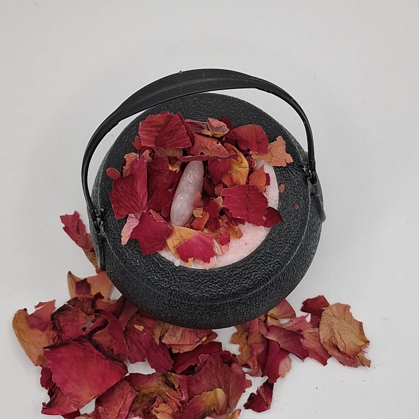 Rose Qaurtz Mini Cauldron Bathbombs