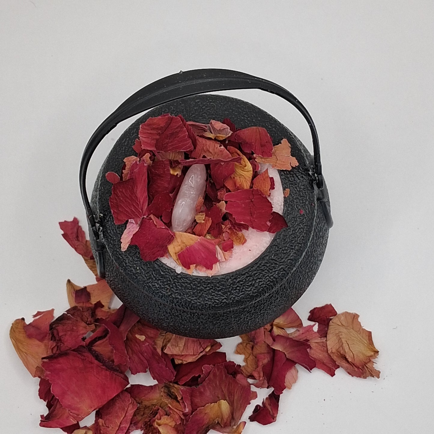 Rose Qaurtz Mini Cauldron Bathbombs
