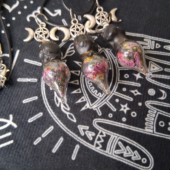 Mini Protection Spell Bottle Necklace