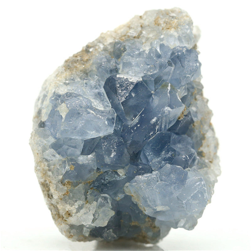 Sacred Moon Candle Co blue celestite kyanite crystal stone cluster healing specimen photo