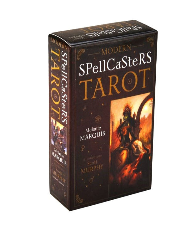 Modern Spellcaster's Tarot deck by Melanie Marquis by Sacred Moon Candle Co tarot and oracle decks for divination