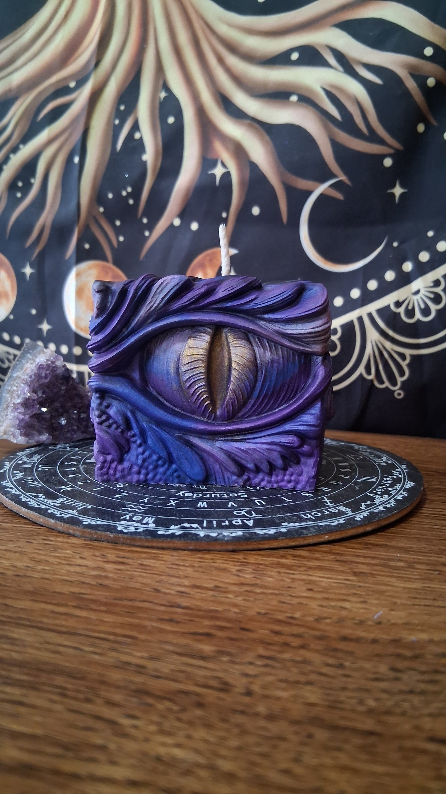 Amethyst Fyre Elixir Dragon Eye Pillar