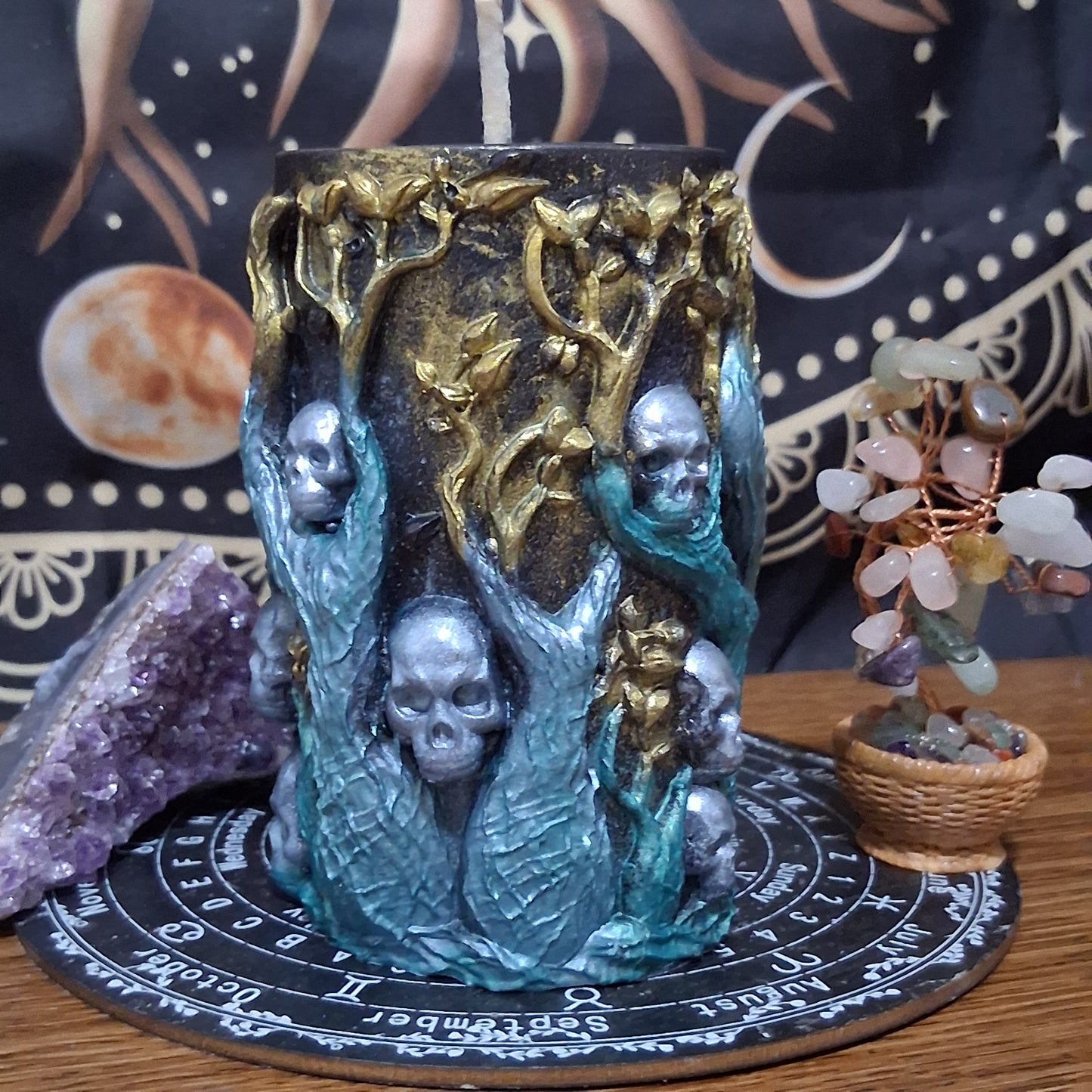 Aphrodite's Cove Witch Pillar Ritual Candle