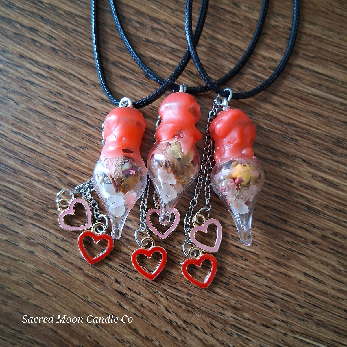 The Lovers Knott Spell Bottle Amulet Necklaces