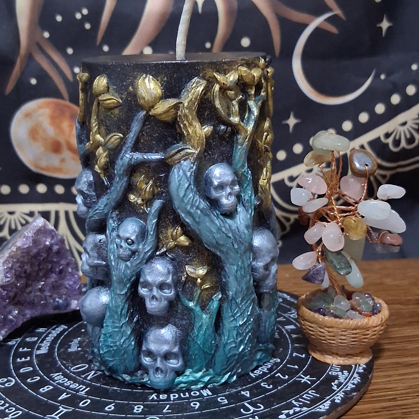 Aphrodite's Cove Witch Pillar Ritual Candle