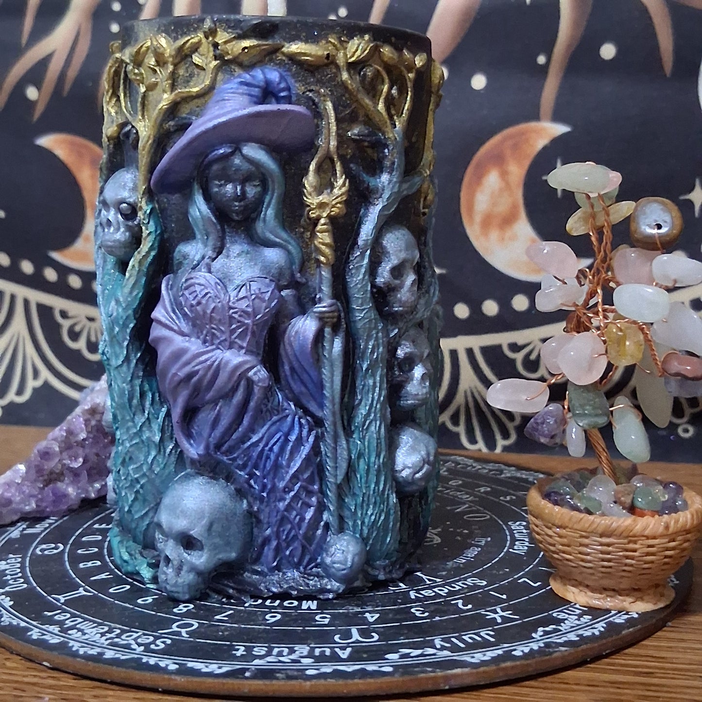 Aphrodite's Cove Witch Pillar Ritual Candle