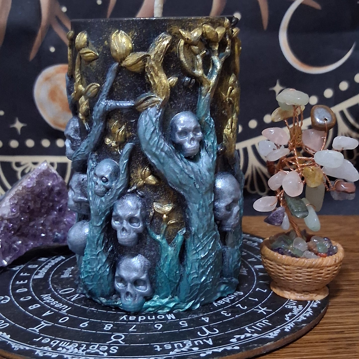 Aphrodite's Cove Witch Pillar Ritual Candle