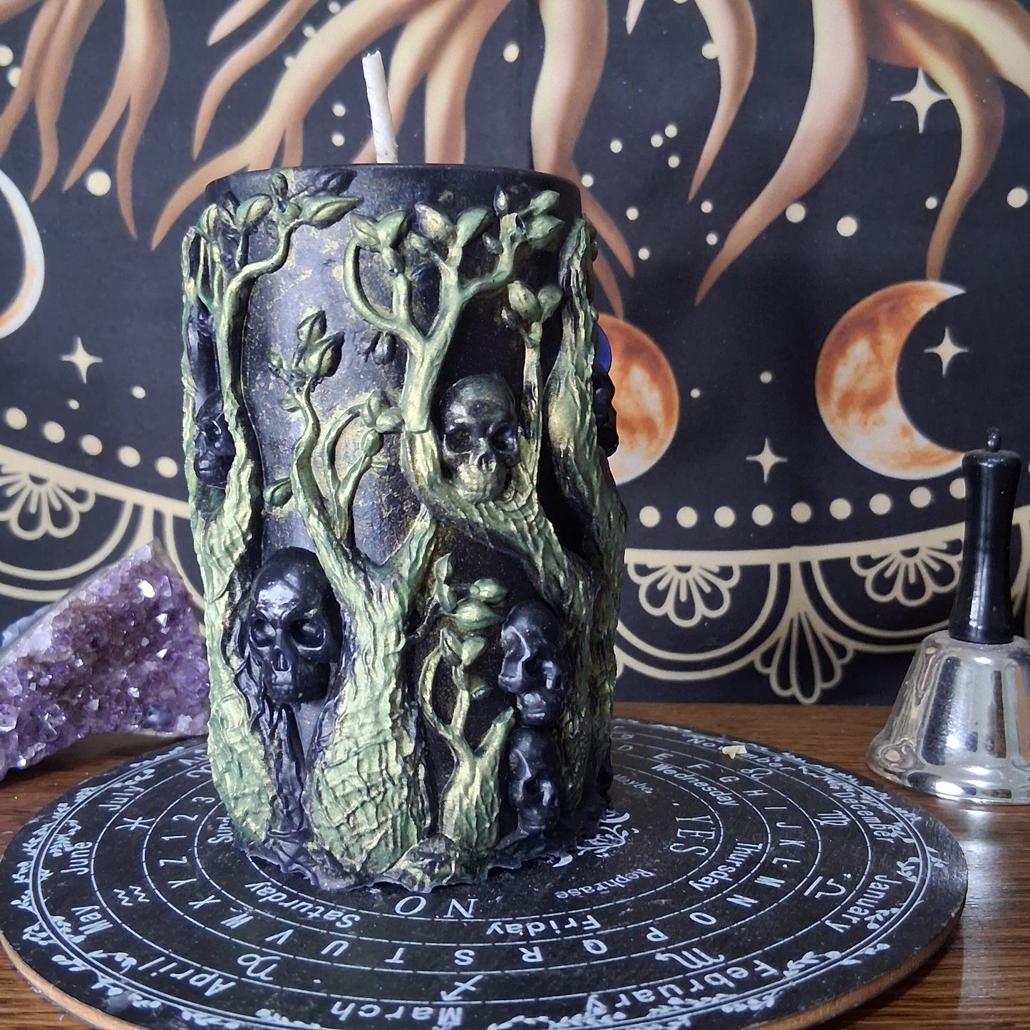 Artemis Goddess of the Hunt Ritual Witch Pillar Candle