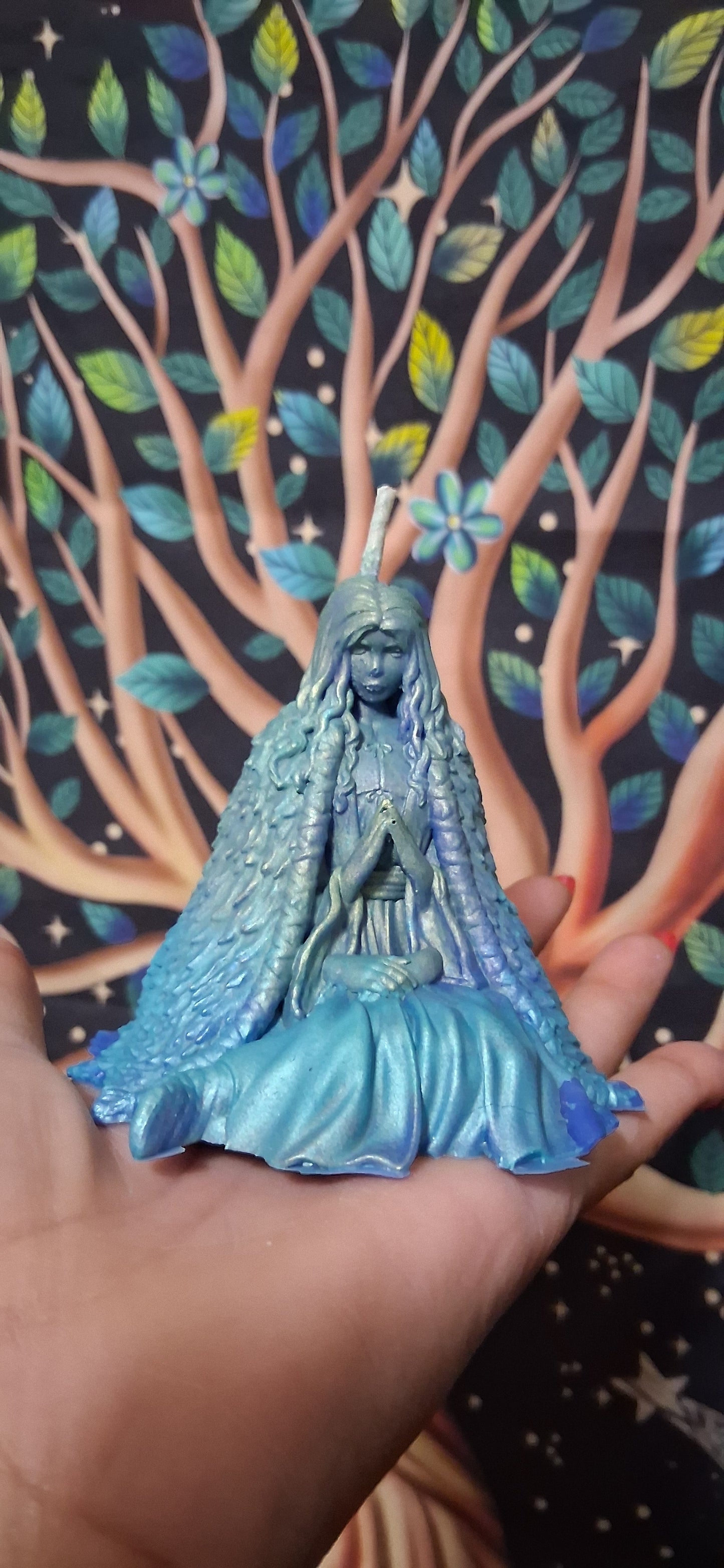 Yemaya's Embrace Praying Goddess Ritual Candle