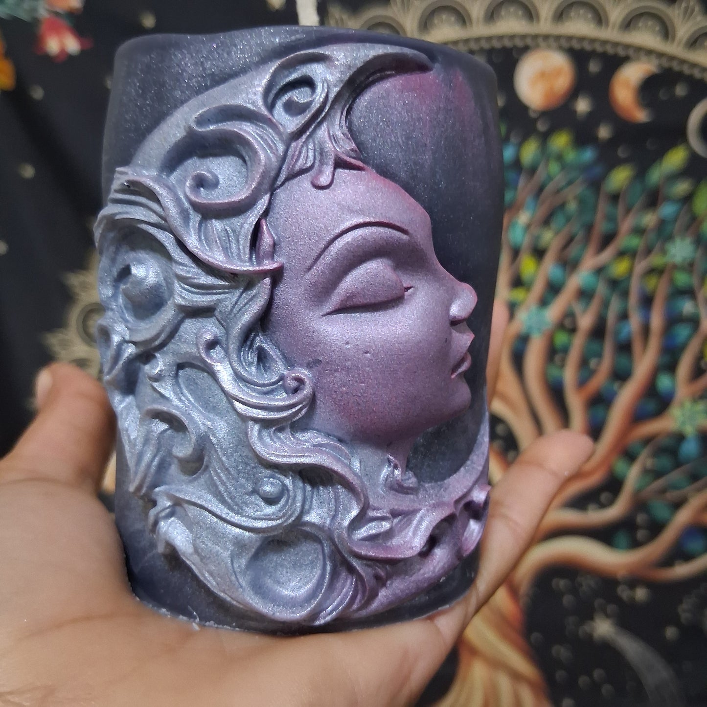 Diana's Light Moon Goddess Fertility Spell Candle