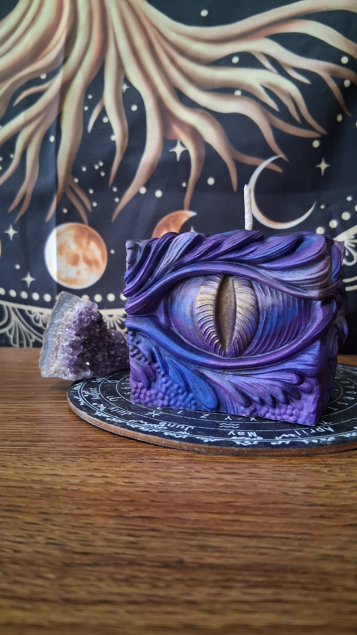 Amethyst Fyre Elixir Dragon Eye Pillar