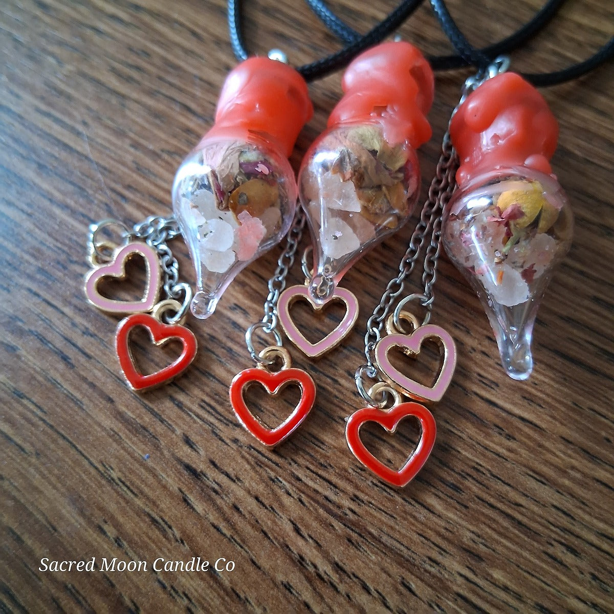 The Lovers Knott Spell Bottle Amulet Necklaces