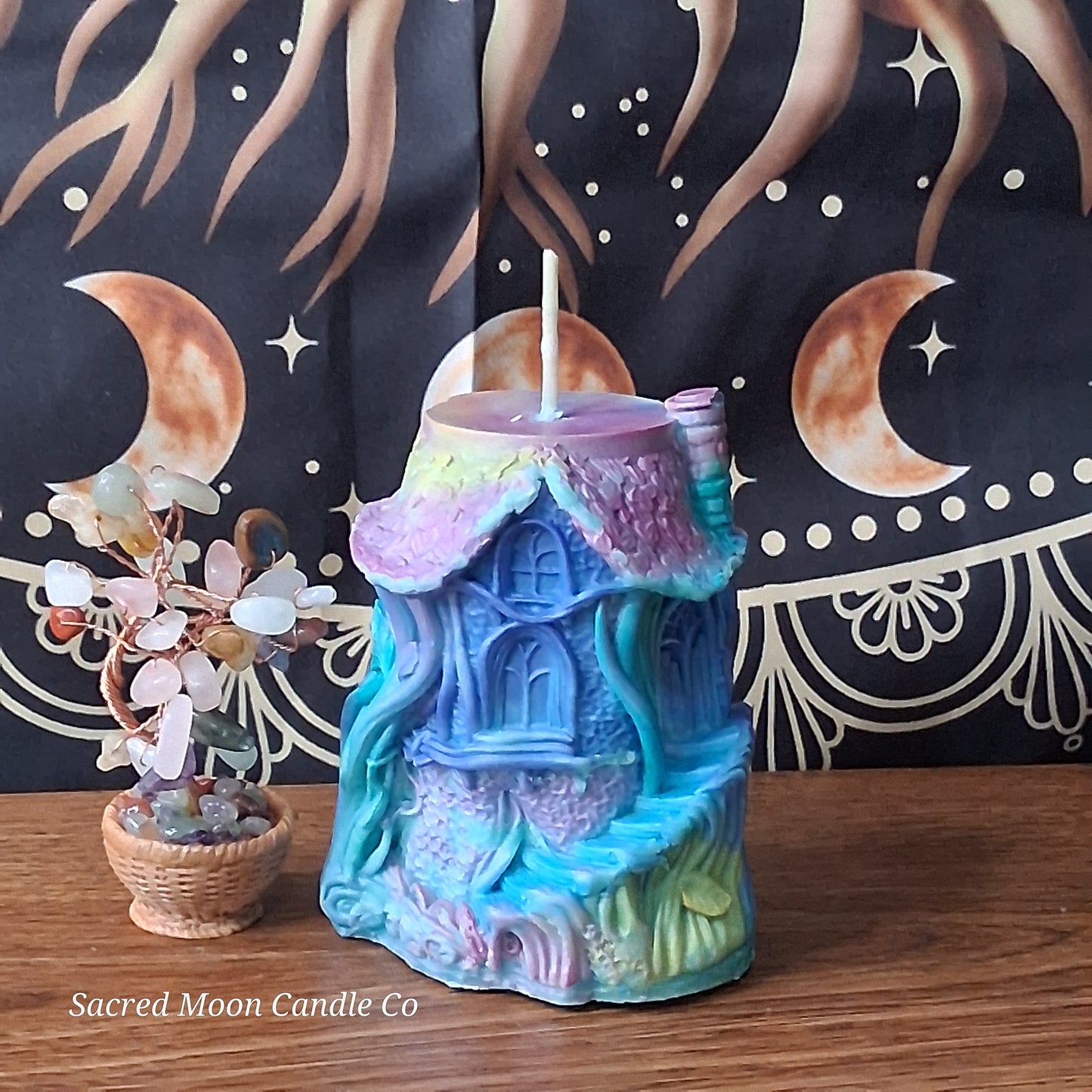 Rainbow Sherbert Sweet Blossom Scented Treehouse Candle