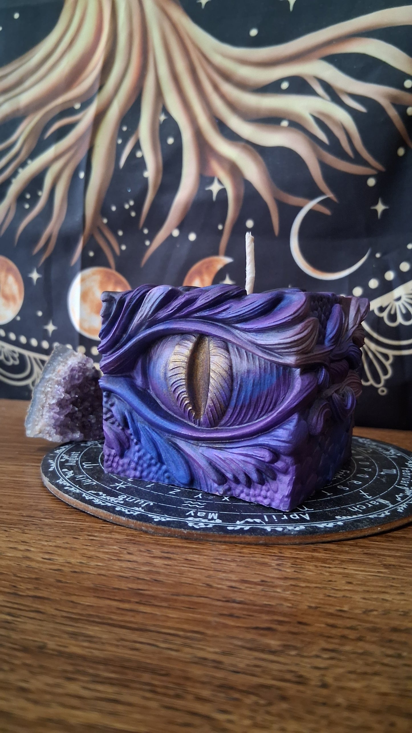 Amethyst Fyre Elixir Dragon Eye Pillar