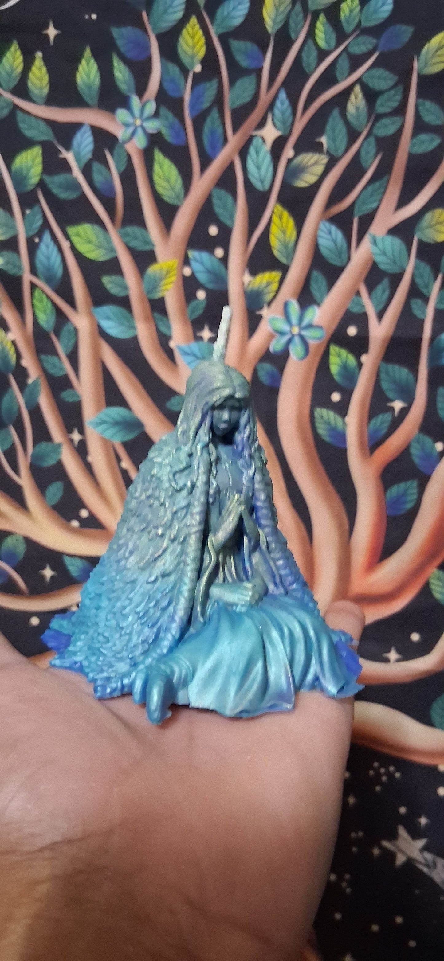 Yemaya's Embrace Praying Goddess Ritual Candle