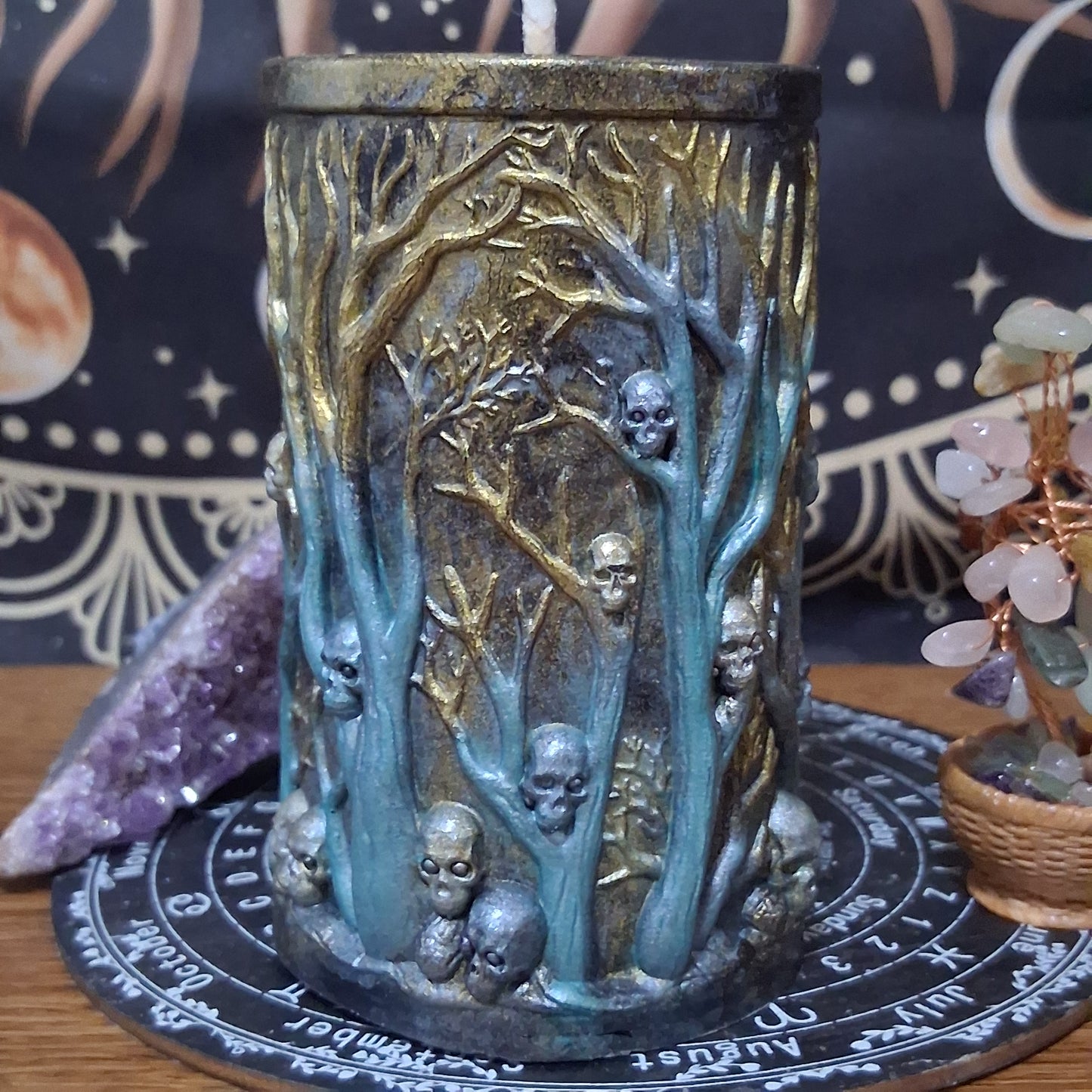 Aphrodite's Cove Witch Pillar Ritual Candle