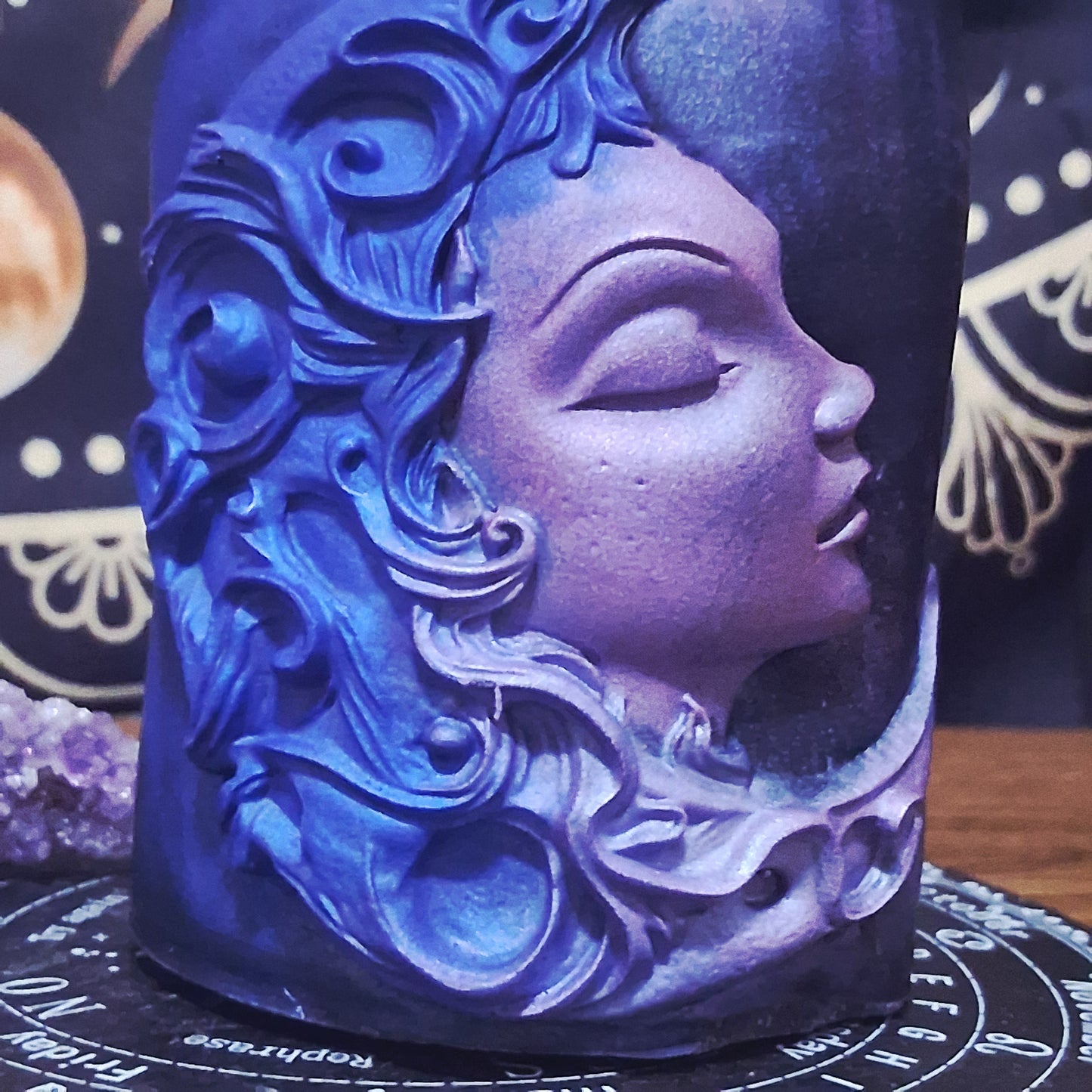 Luna's Neroli Elixir Moon Goddess Ritual Candle