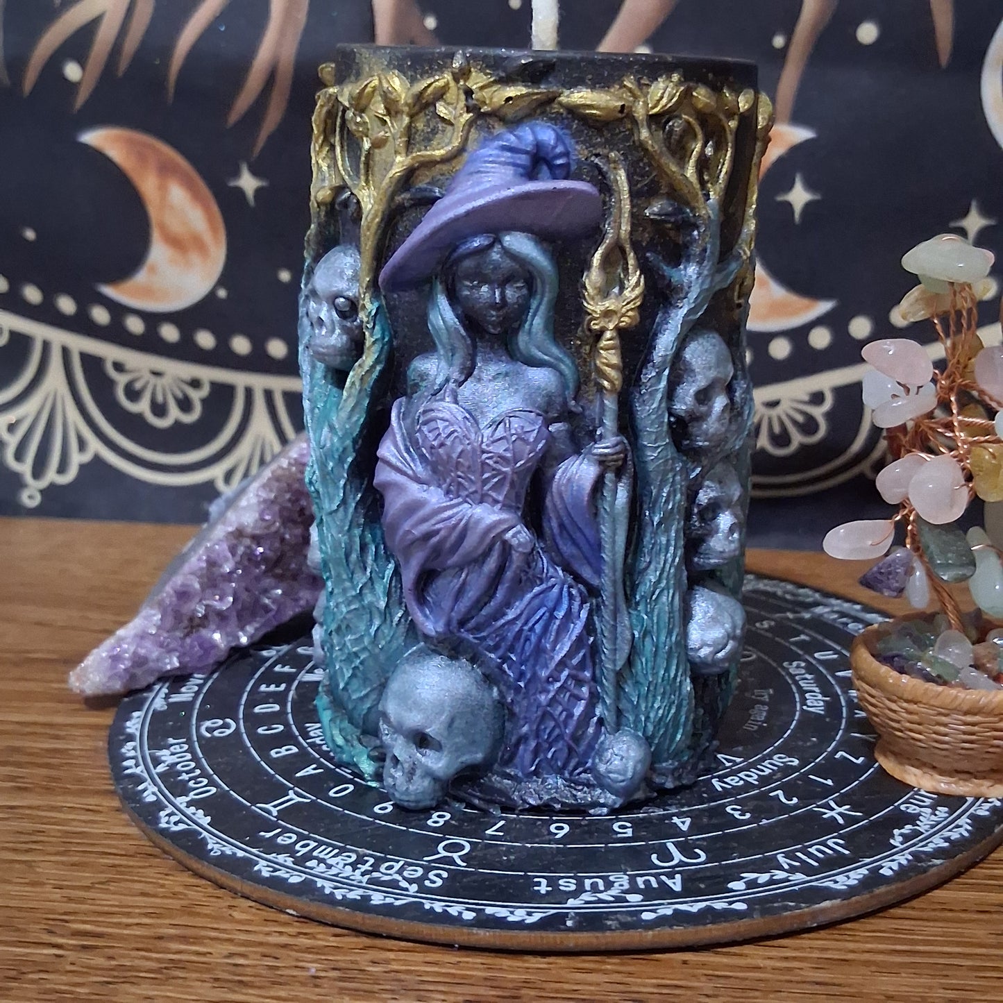 Aphrodite's Cove Witch Pillar Ritual Candle