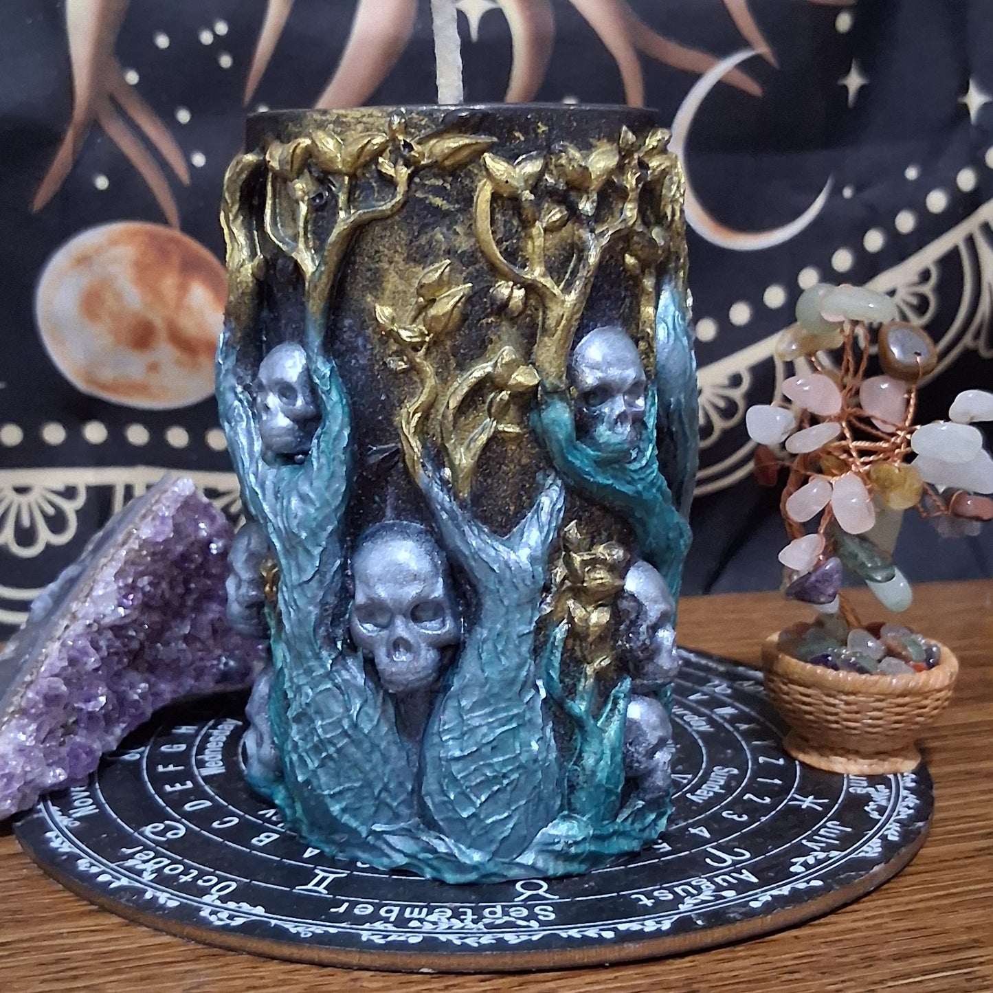 Aphrodite's Cove Witch Pillar Ritual Candle