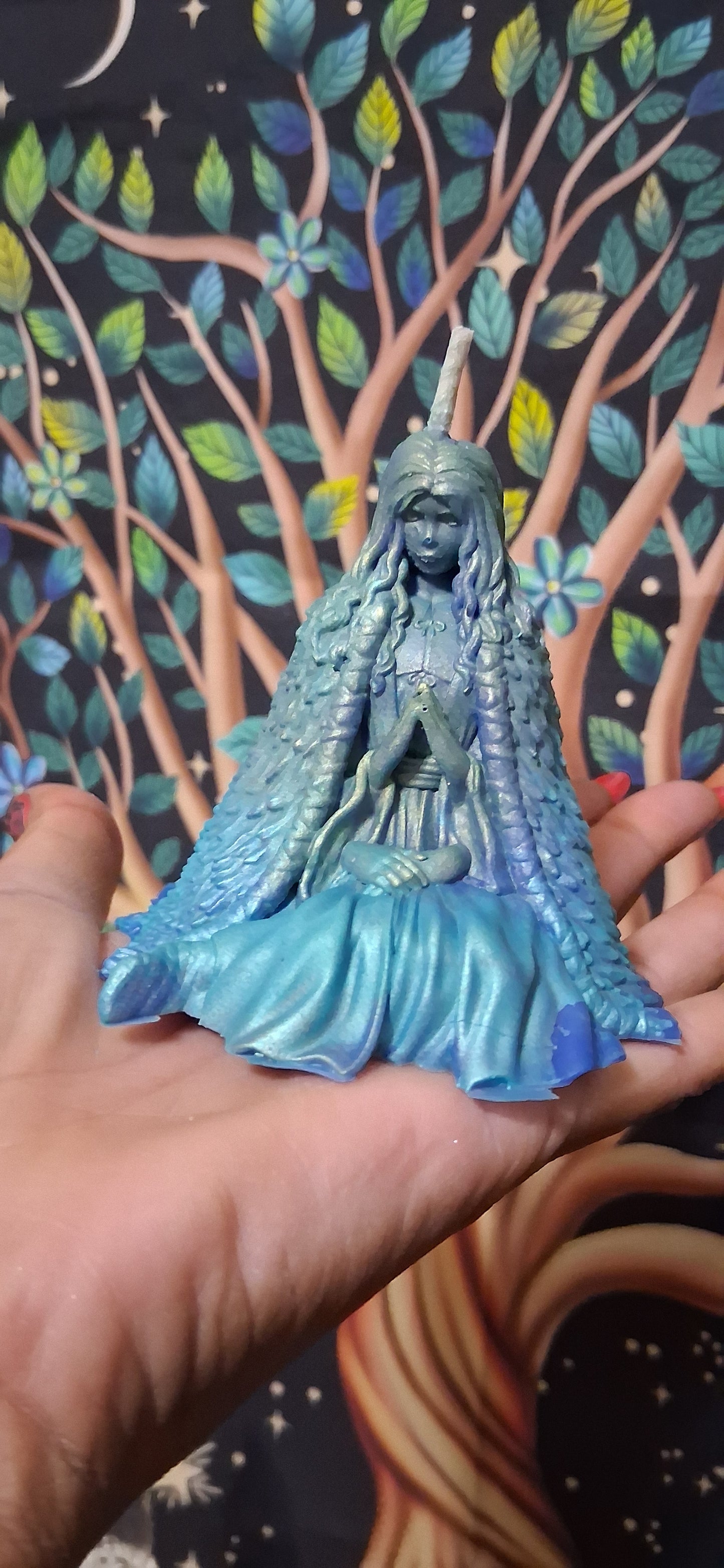 Yemaya's Embrace Praying Goddess Ritual Candle