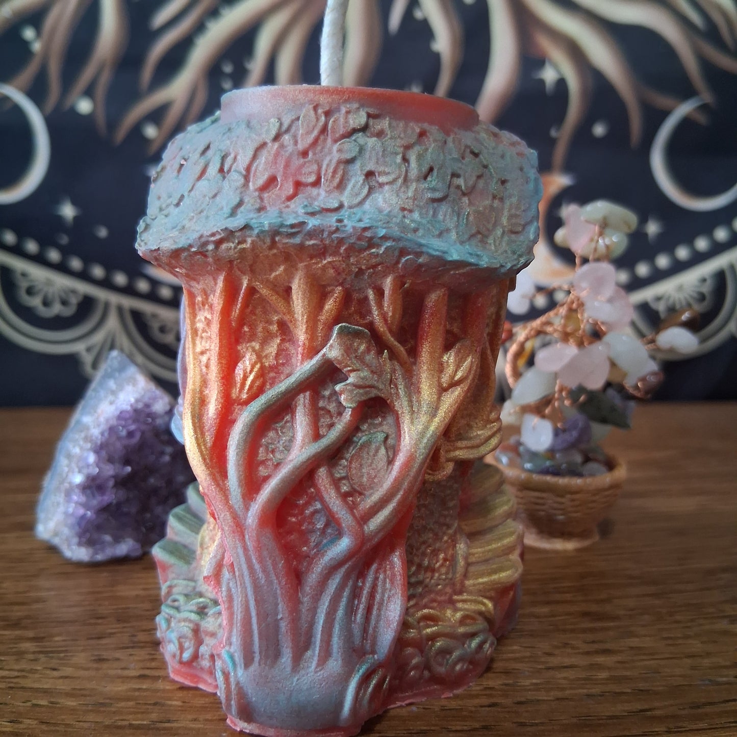 The Fae's Gingerbread Getaway Treehouse Candle