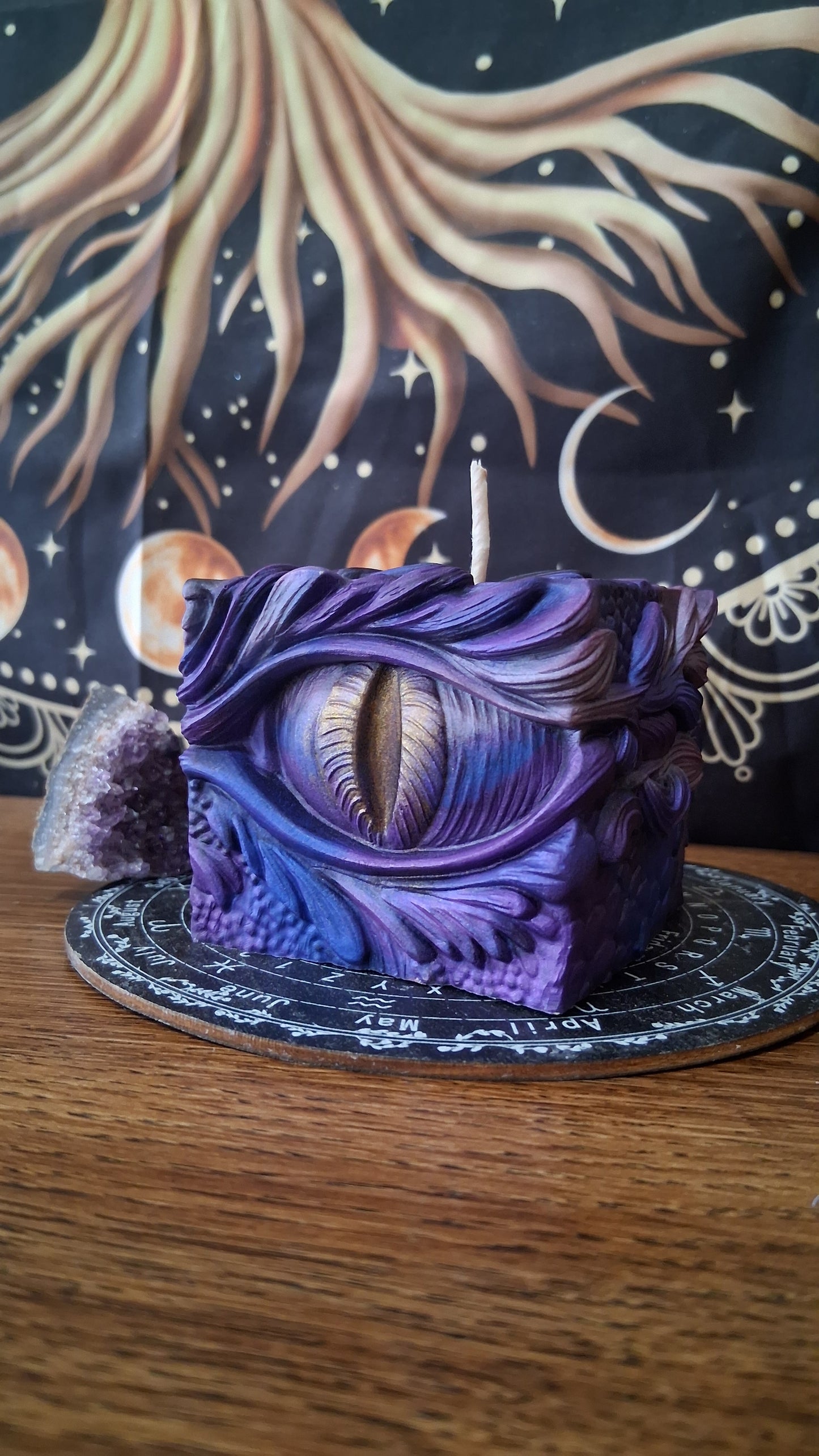 Amethyst Fyre Elixir Dragon Eye Pillar