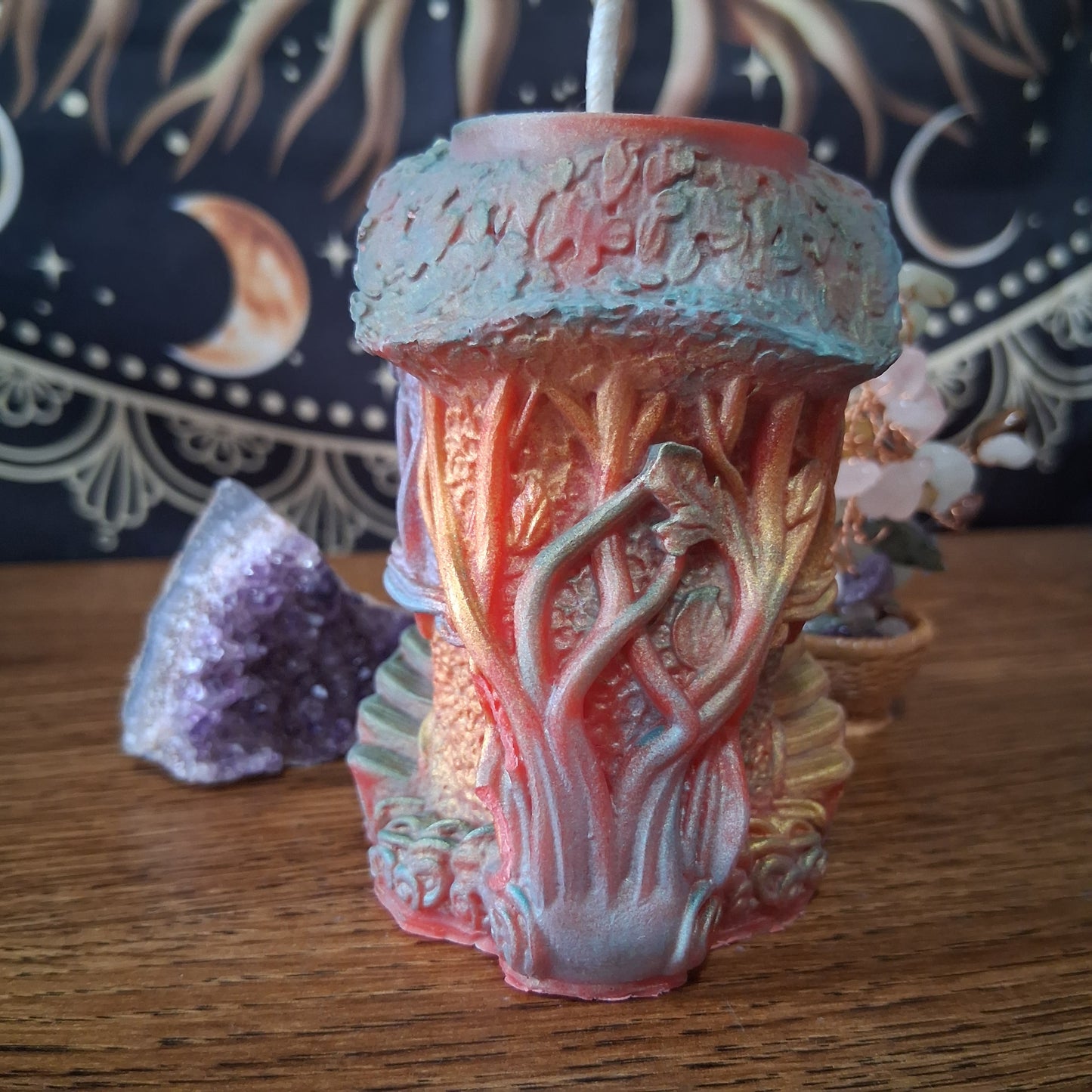 The Fae's Gingerbread Getaway Treehouse Candle