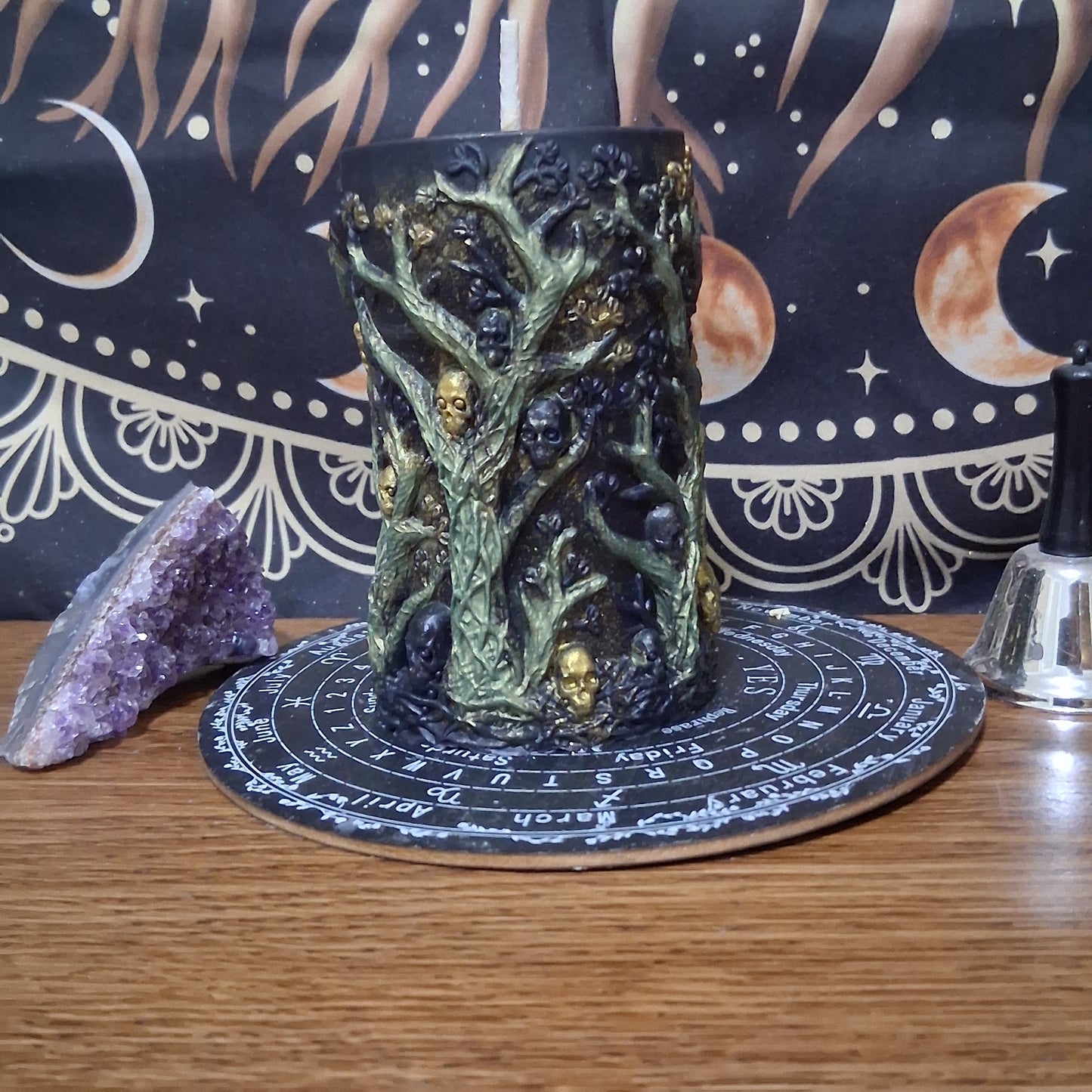 Artemis Goddess of the Hunt Ritual Witch Pillar Candle