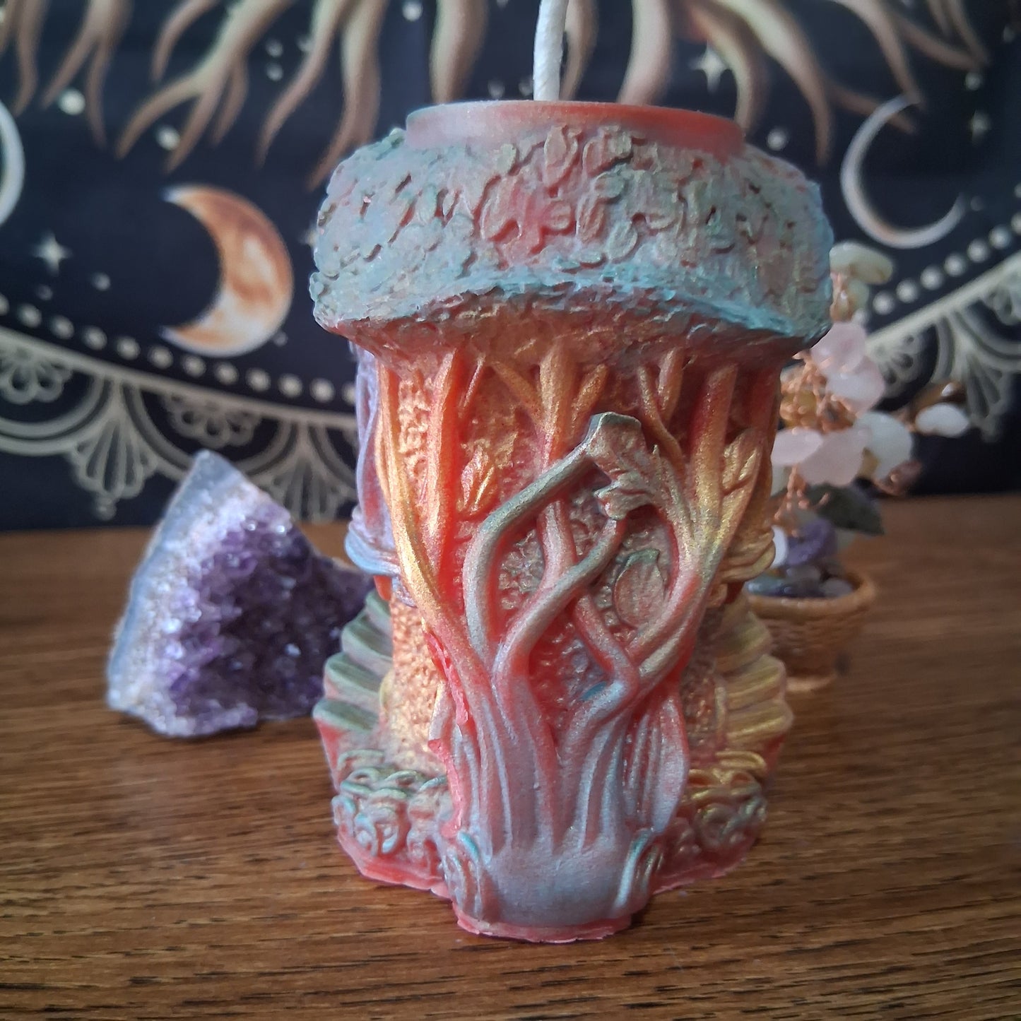The Fae's Gingerbread Getaway Treehouse Candle